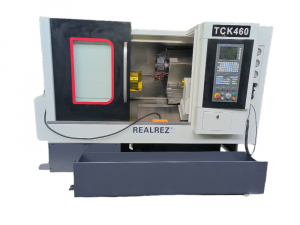 Токарный станок с ЧПУ Realrez ТCK 460X350 с наклонной станиной (GSK988TA)