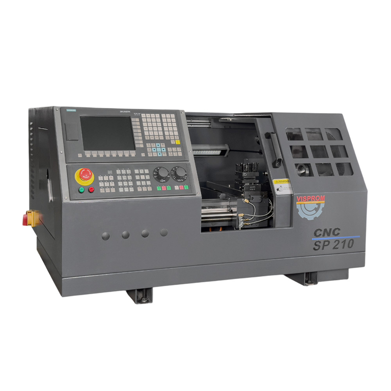 Токарный станок с ЧПУ с горизонтальной станиной Visprom SP210 CNC (38241002)