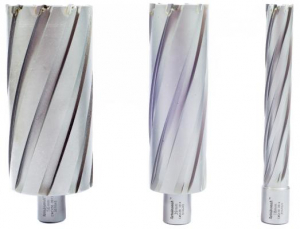 Сверло 38x100 с напаянными твердосплавными пластинами (глубина сверления 100 мм)