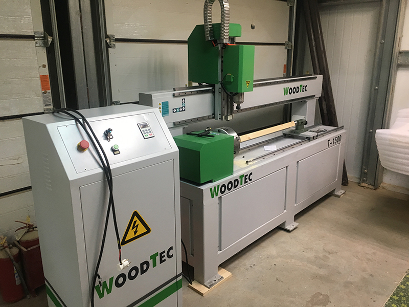 Токарно-фрезерный станок с чпу WoodTec T 1500