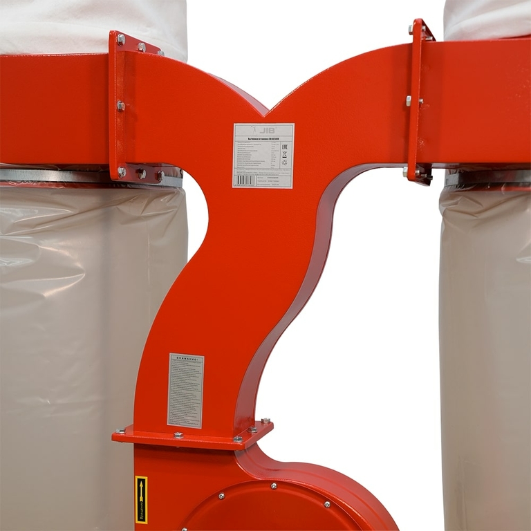 Стружкоотсос jib dc5000 производительность всасывания 3905 м/час мощность двигателя 2,2 квт