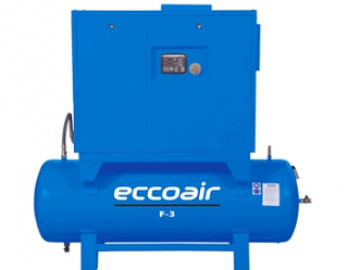 Маслонаполненный винтовой компрессор Eccoair F3 - 7.5 Compact