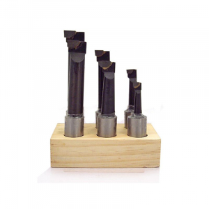 Комплект из   6шт  dхв.25мм Dрасточки15-160мм Т5К10 для глух. отв. к расточным головкам "CNIC"