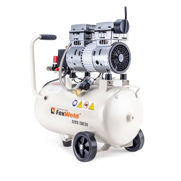 Безмасляный коаксиальный компрессор AERO 130/24 oil-free (пр-во FoxWeld/КНР)
