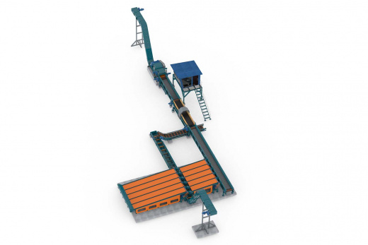 Линия измельчения горбыля и бревна CRONVER MRB 315