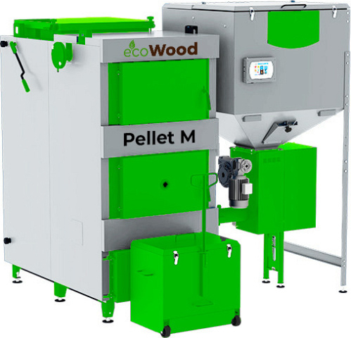 Котел пеллетный с двумя шнеками EcoWood Pellet 300 M