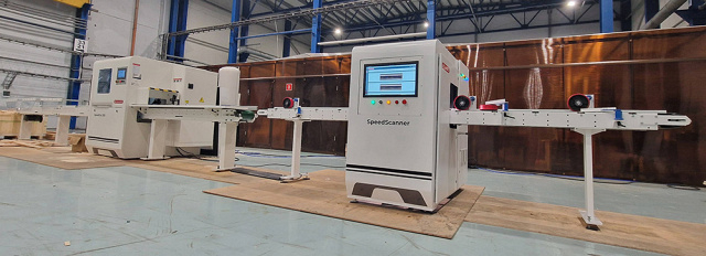 Автоматическая линия сканирования и торцевания QUADRO SpeedLine SpeedLine