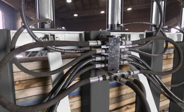 Пресс гидравлический для бруса IRONMAC Press 200/3 HM