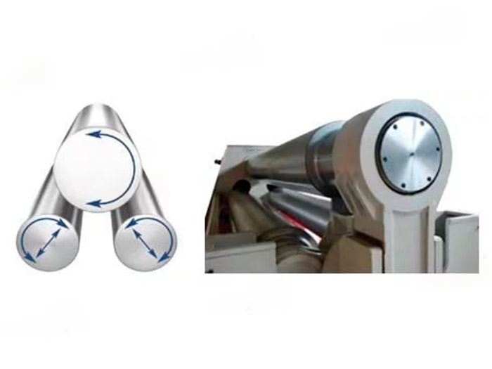 Вальцовочный станок с гидроприжимом валов Bendmak CY3R-HHS 390-30/25