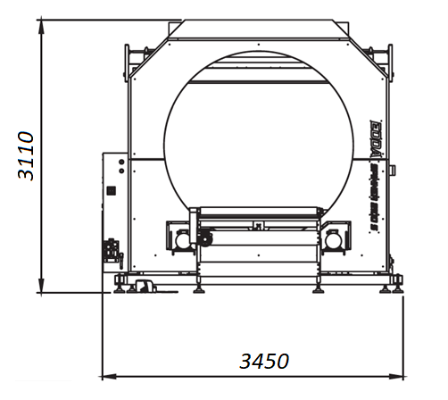 Автоматический горизонтальный обмотчик Spinner 2200 SBN