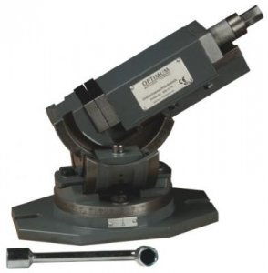 Трехосевые станочные тиски Optimum MV3-125