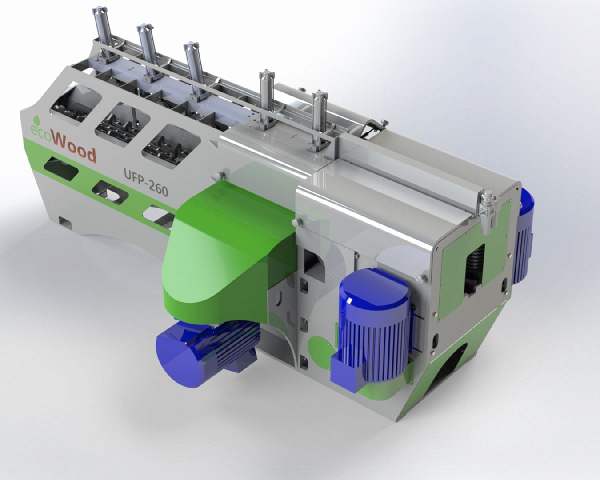 Фрезерно-пильный станок для тонкомера EcoWood UFP-260 UFP-260