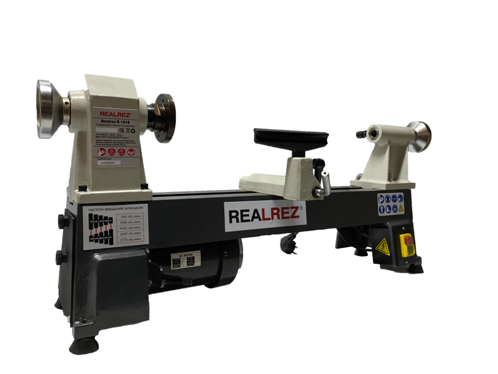 Токарный станок REALREZ R 1018 370 W