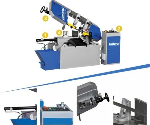 Станок ленточнопильный полуавтоматический Cuteral PSM 280
