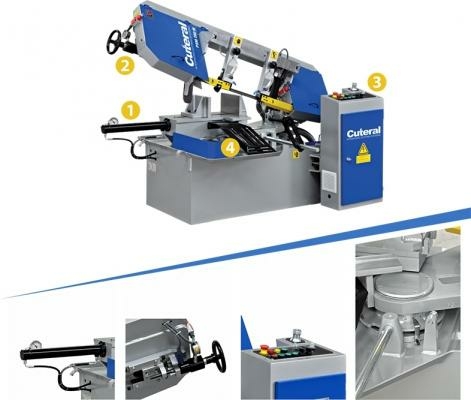 Станок ленточнопильный полуавтоматический Cuteral PSM 300 M