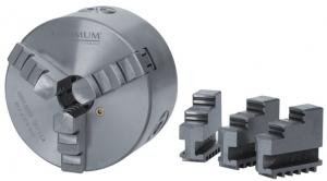 Прецизионный трехкулачковый токарный патрон Optimum CI3P  ? 125 мм