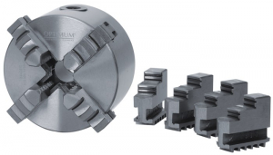 Четырехкулачковый токарный патрон Optimum  ? 100 мм c центральным зажатием