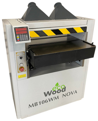 Рейсмусовый станок со спиральным валом и электроподъемом стола EcoWood МВ 1013WМ Nova