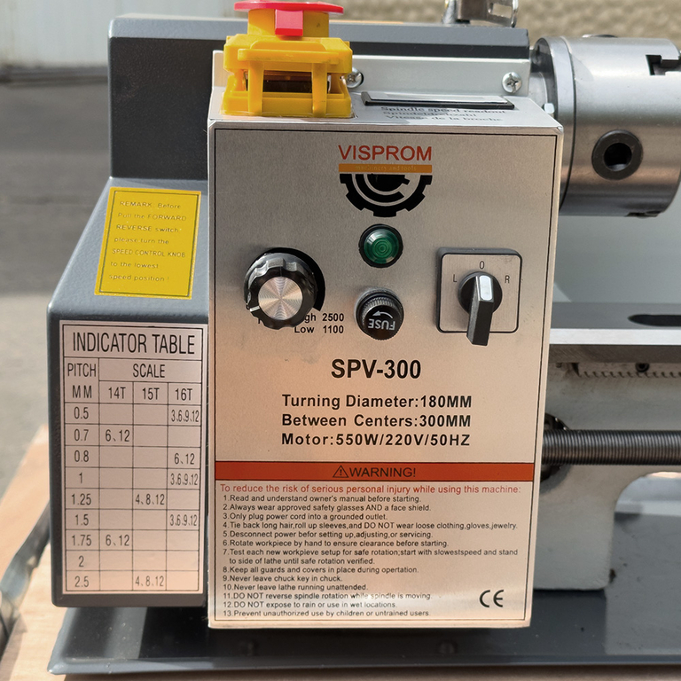 Токарный мини станок Visprom SPV-300 (3880000)