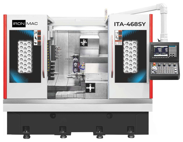 Токарный автомат с ЧПУ IRONMAC ITA-528SY