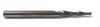 Твердосплавная фреза Delta-Tools коническая D=8x45x100 R=2,5