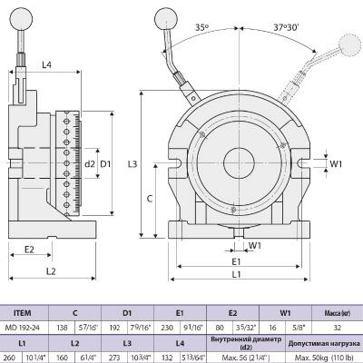 Устройство поворотное HSD-7