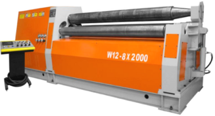 Stalex W11-8x2000 - вальцы трехвалковые электомеханические