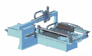 Фрезерный обрабатывающий центр пакетного раскроя с присадкой ChangFeng CF-JET3020.CNC