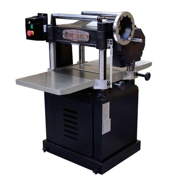 Рейсмусовый станок warrior w0204 hl 230в ширина стола 400 мм мощность двигателя 2,2 квт вал helical