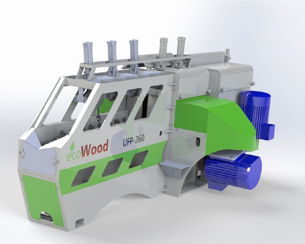 Фрезерно-пильный станок для тонкомера EcoWood UFP-260 UFP-260