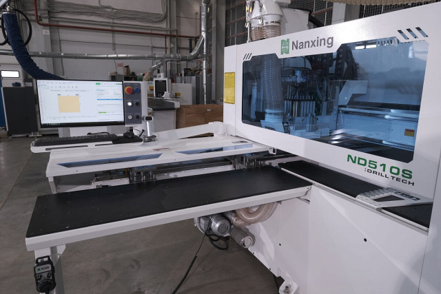 Сверлильно-присадочный центр с ЧПУ Nanxing ND510S