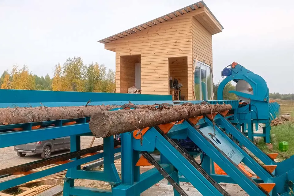 Дровокольно-сортировочная линия Cronver DRS 1250
