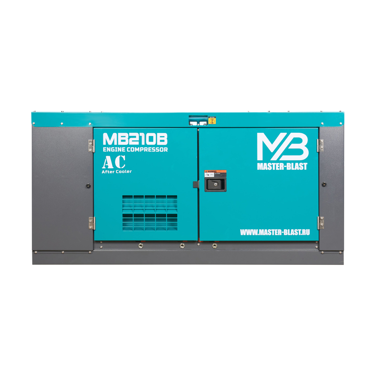 Master Blast MB-210B-10 + АС винтовой дизельный компрессор